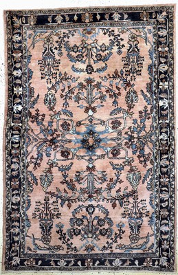 Us Re-Import Sarogh antik, Persien, um 1900, Korkwolle auf Baumwolle, ca. 204 x 133 cm, EHZ: 2