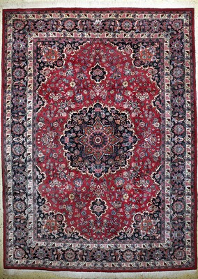 Mesched, Persien, Mitte 20.Jhd., Wolle auf Baumwolle, ca. 348 x 260 cm, EHZ: 2