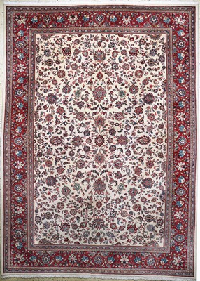 Sarogh fein alt, Persien, Mitte 20.Jhd, Wolle auf Baumwolle, ca. 370 x 268 cm, EHZ: 1-2