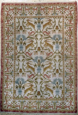 Uschak alt, Türkei, Anfang 20.Jhd, Wolle auf Baumwolle, ca. 200 x 140 cm, EHZ: 2