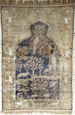 Kayseri Flosch antik, Türkei, um 1900, merzerisierte Baumwolle, ca. 165 x 122 cm, EHZ: 2-3