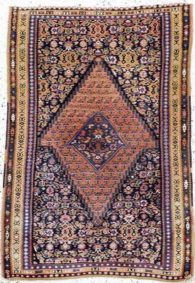 Senneh Kelim, Persien, Mitte 20.Jhd, Wolle auf Baumwolle, ca. 160 x 111 cm, EHZ: 2