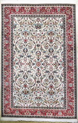 Hereke fein signiert, Türkei, Mitte 20.Jhd,Wolle auf Baumwolle, ca. 300 x 200 cm, EHZ: 2