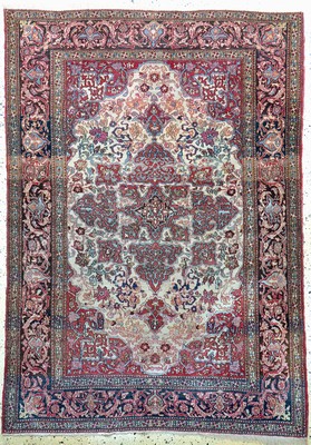 Esfahan antik, Persien, um 1900, Wolle auf Baumwolle, ca. 200 x 140 cm, EHZ: 3