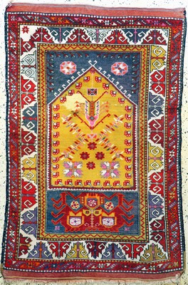 Melas alt, Türkei, Anfang 20.Jhd, Wolle aufWolle, ca. 155 x 105 cm, EHZ: 2(restauriert)