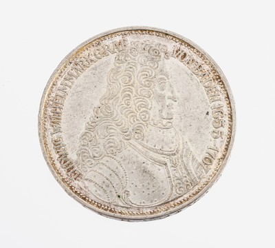Silbermünze, 5 Mark, Deutschland, 1955, Markgraf von Baden