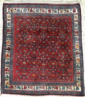 Bidjar alt, Persien, Anfang 20.Jhd, Wolle auf Baumwolle, ca. 135 x 122 cm, EHZ: 2