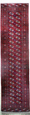 Buchara, Rußland, Mitte 20.Jhd, Wolle auf Wolle, ca. 335 x 85 cm, EHZ: 2