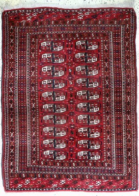 Yomud alt, Turkmenistan, Anfang 20.Jhd, Wolle auf Wolle, ca. 150 x 110 cm, EHZ: 2