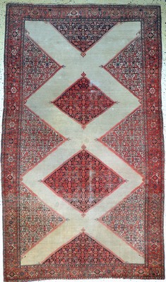 Malayer antik, Persien, 19.Jhd, Wolle auf Baumwolle, ca. 295 x 170 cm, EHZ: 4