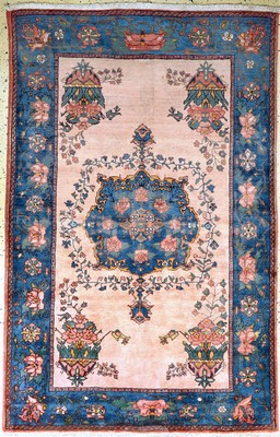 Bachtiar alt, Persien, Anfang 20.Jhd, Wolleauf Baumwolle, ca. 205 x 154 cm, gereinigt, EHZ: 2-3, (restauriert)