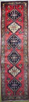 Meschgin alt, Persien, Mitte 20.Jhd, Wolle auf Baumwolle, ca. 390 x 110 cm, gereinigt, EHZ: 2