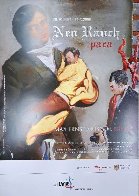 Neo Rauch, geb. 1960, Offsetlithografie, handsign., Max Ernst Museum Brühl 2007, ca. 84x59,5 cm