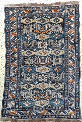 Schirwan antik, Kaukasus, 19.Jhd, Wolle auf Wolle, ca. 156 x 105 cm, EHZ: 2