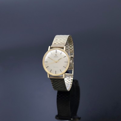 Omega Geneve Armbanduhr Referenz 161.009 an GG 333/000 Band, Schweiz um 1968, Automatik, verg. 2-teil. Geh., Edelstahlboden aufgedr., orig. Krone, ...