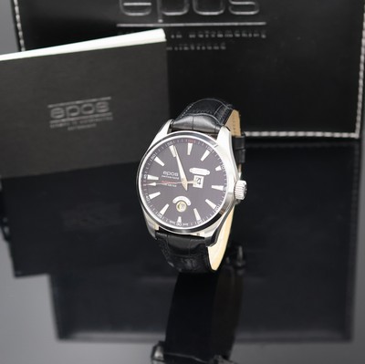 EPOS Artistry Heure Sautante Herrenarmbanduhr Referenz 3405, Schweiz lt. beil. Pap. verk. 10/2015, Automatik, Edelstahlgeh., beids. Saphirvergl., ...