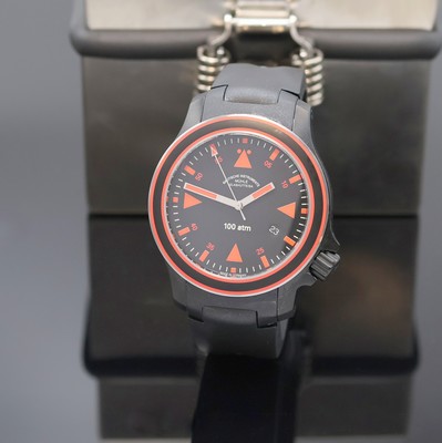 MÜHLE GLASHÜTTE Rescue-Timer auf 250 Stück limitierte Herrenarmbanduhr Referenz M1-41-53, Deutschland um 2012, Automatik, zum 10 Jährigen ...