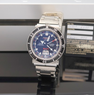 FORMEX 4Speed Herrenarmbanduhr DS2000 Referenz 20001.6020, Automatik, beids. vergl. Stahl/Titangeh. inkl. Gliederband m. Faltschl., Boden 8-fach ...