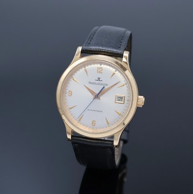Jaeger-LeCoultre Herrenarmbanduhr Master Control 1000 Hours in RG 750/000 Referenz 140.2.89, Schweiz um 1995, Automatik, Lederband m. orig. RG ...