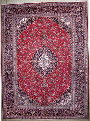 Keschan, Persien, Ende 20.Jhd, Wolle auf Baumwolle, ca. 396 x 298 cm, EHZ: 2