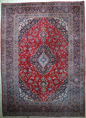 Keschan, Persien, Ende 20.Jhd, Wolle auf Baumwolle, ca. 339 x 246 cm, EHZ: 2-3