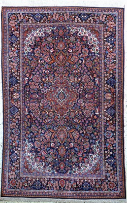 Keschan Kork alt, Persien, Anfang 20.Jhd, Korkwolle auf Baumwolle, ca. 208 x 135 cm, EHZ: 2, (kleine Florfehlstelle)