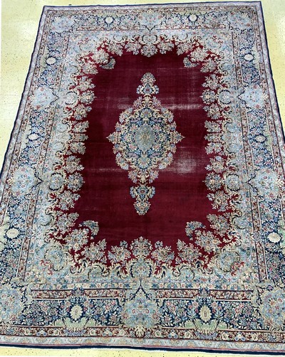 Kerman"Lawar"alt, Persien, Anfang 20.Jhd, Wolle auf Baumwolle, ca. 500 x 360 cm, EHZ: 4