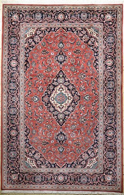 Keschan, Persien, Ende 20.Jhd, Wolle auf Baumwolle, ca. 300 x 195 cm, nahezu neuwertig