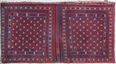 Sumakh Khorjin, Persien, Anfang 20.Jhd, Wolle auf Wolle, ca. 155 x 85 cm, EHZ: 2