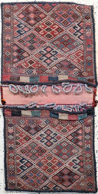 Sumakh Doppelttasche, Schahsawan, Persien, Anfang 20.Jhd, Wolle auf Wolle, ca. 120 x 60 cm, EHZ: 2