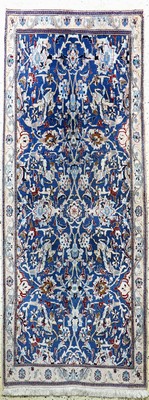 Nain, Persien, Mitte 20.Jhd, Wolle auf Baumwolle, ca. 230 x 90 cm, EHZ: 2