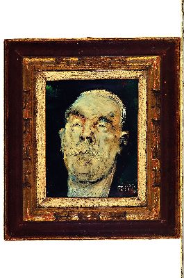 Lajos Sebök, 1910 Szeged Ungarn-1996 Neuss, Der Holländer, Öl/Malkarton, signiert und dat. 1963, Rahmen, gesamt ca. 45x38cm