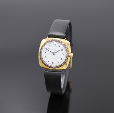ROLEX Oyster sogenannte "Kanalschwimmer" Armbanduhr Referenz 678 in GG 375/000, Schweiz um 1930, Handaufzug, Boden, Krone u. ...