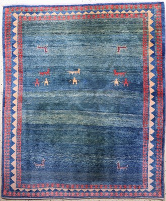 Gabbeh, Persien, Ende 20.Jhd, Wolle auf Wolle, ca. 230 x 190 cm, EHZ: 2