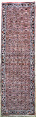 Bidjar fein, Persien, Ende 20.Jhd, Korkwolle auf Baumwolle, ca. 295 x 92 cm, EHZ:2