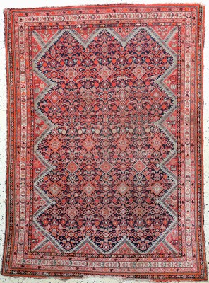 Malayer antik, Persien, 19.Jhd, Wolle auf Baumwolle, ca. 190 x 140 cm, EHZ: 4