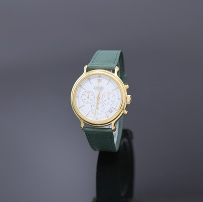 ZENITH El Primero Armbandchronograph Referenz 20.0020.400, Schweiz um 1990, Automatik, verg., beids. vergl. Geh., weißes Zifferbl., gold. Indizes u. ...