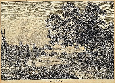 Jacob Wilhelm Mechau, 1745-1808, 2 Kupferstiche von 1792: Ponte Molle, ca. 25x35.5cm, und Entrata nel Bosco di Marine, ca. 35x26cm, beide PP, u.Gl., ...