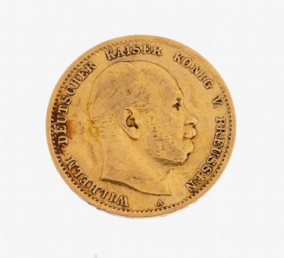 Goldmünze, 10 Mark, Deutsches Reich, 1875, Wilhelm Deutscher Kaiser König von Preußen