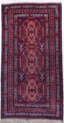 Belutsch, Persien, Mitte 20.Jhd, Wolle auf Wolle, ca. 243 x 129 cm, EHZ: 2