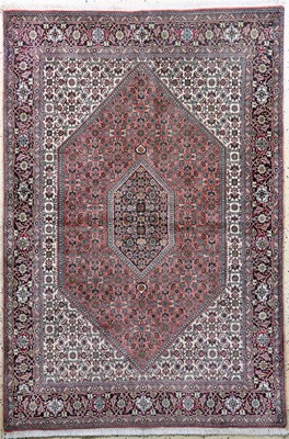 Bidjar fein, Persien, Ende 20.Jhd, Korkwolle auf Baumwolle, ca. 208 x 140 cm, EHZ: 2