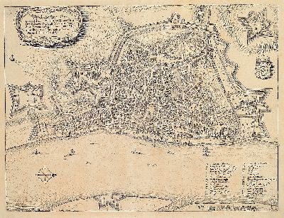 Zwei Kupferstiche: Homann'sche Erben, Die Gegenden des Rheins Speyer bis Mayntz, 1735, koloriert, ca. 30 x 45 cm, PP., unter Glas, Rahmen ca. 53 ...