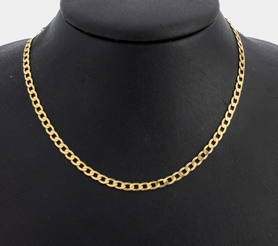 8 kt Gold Kette, GG 333/000, L. ca. 59.5 cm, Karabinerschließe, ca. 9.9 g