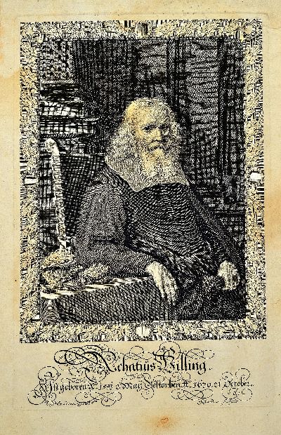 5 alte Stiche: Porträt des Georg Endter der ältere und des Johann Andreas Endter, gestochen Cornelius Nicolaus Schurz, um 1655 wasserfleckig und ...