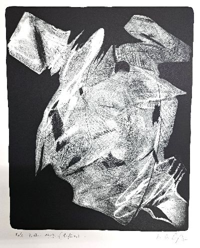 K.O. Götz, 1914 Aachen-2017 Niederbreitbach,Lithographie, "Bella", 1997, Probedruck, handsigniert und datiert, Blatt 58x48 cm, ...