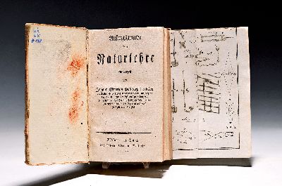 Johann Christian Polycarp Erxleben (1744 -1777): Anfangsgründe der Naturlehre, Göttingen/Gotha, J.C. Dieterich 1772, kl. 8°, Pappband lädiert, ...