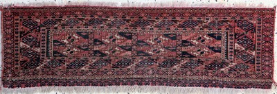 Tekke Torba, Turkmenistan, Anfang 20.Jhd., Wolle auf Wolle, ca. 98 x 30 cm, EHZ: 3