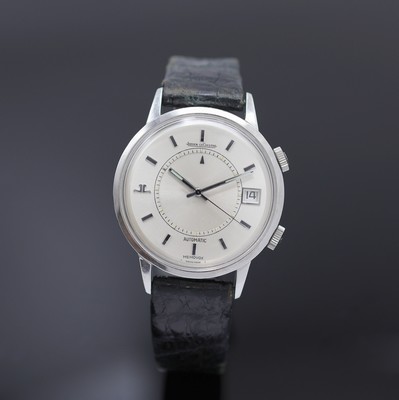 Jaeger-LeCoultre Armbandwecker Modell Memovox in Stahl Referenz E875, Automatik, Schweiz um 1975, Boden verschr., vers. Zifferbl. m. aufgel. ...