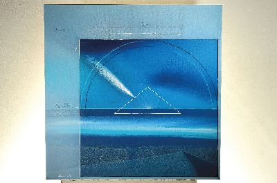 Klaus Heinrich Keller, 1938-2018, Gegenwart-Augenblick Acryl/Lwd, links unten sign. und dat. 96-97, ca. 100x100cm