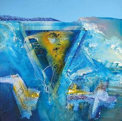 Klaus Heinrich Keller, 1938-2018, Ohne Titel, Acryl auf Lwd, links oben sign. und dat. 59, ca. 80x80cm